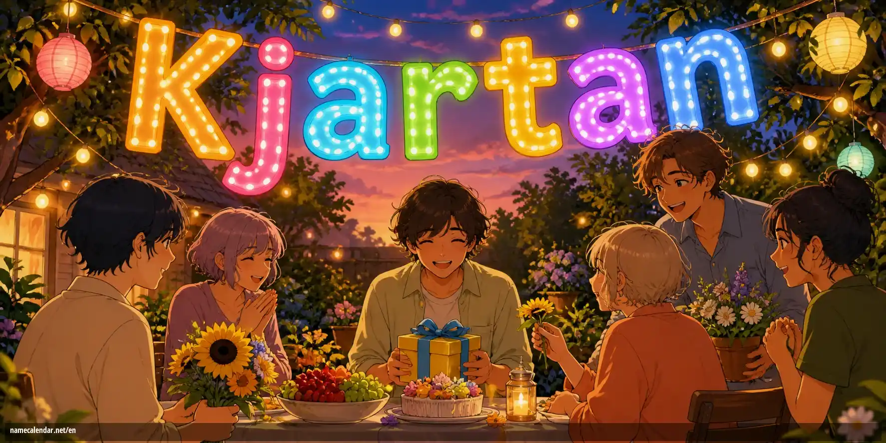 Celebration of name day and name - Kjartan