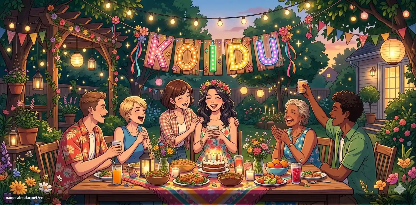 Celebration of name day and name - Koidu