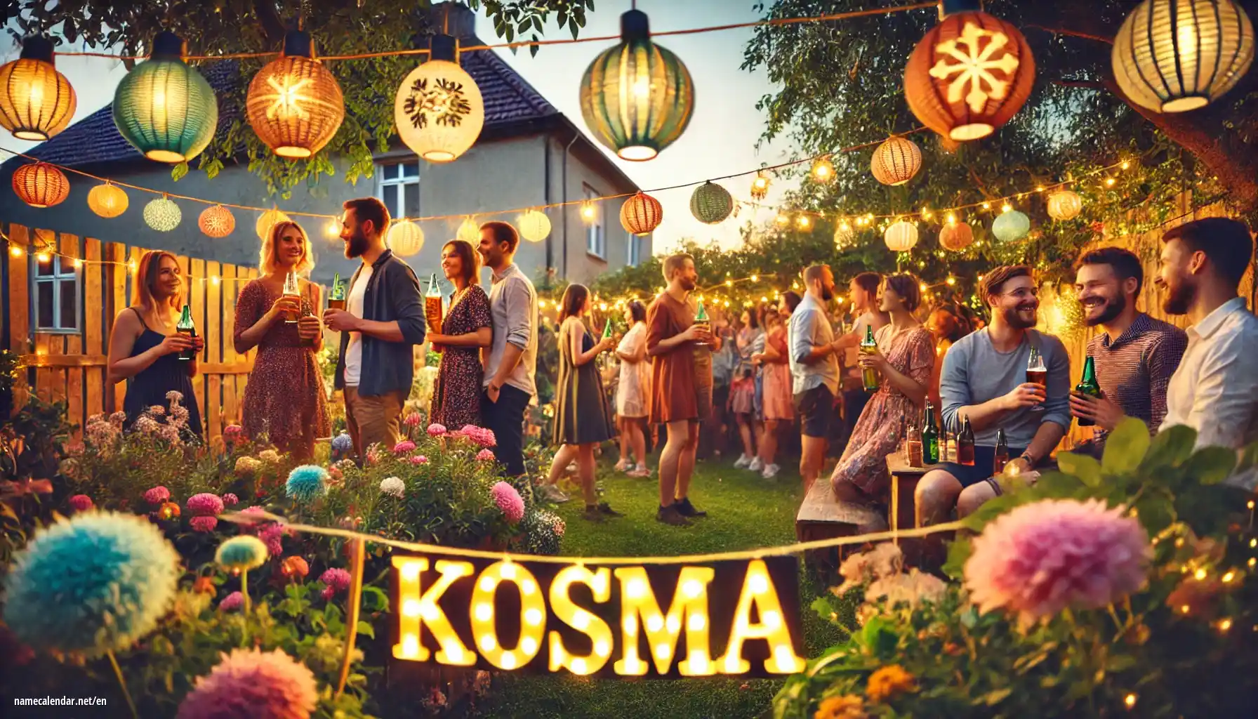 Celebration of name day and name - Kosma