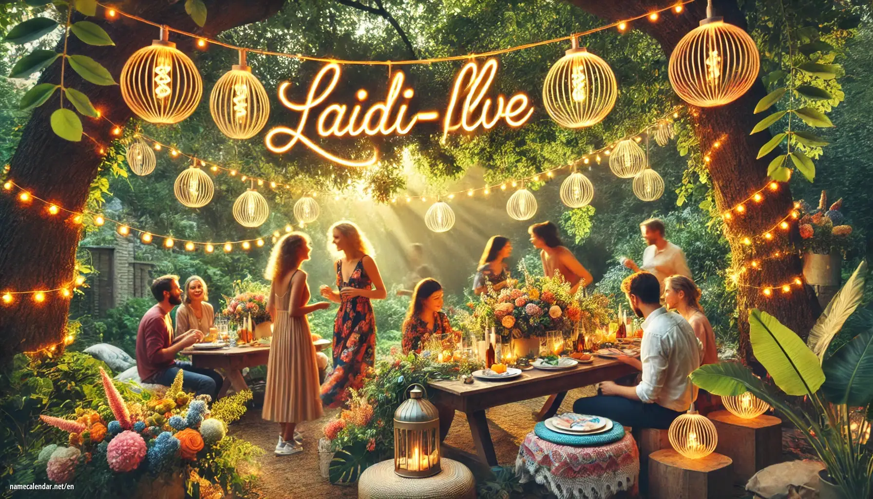 Celebration of name day and name - Laidi-Ilve