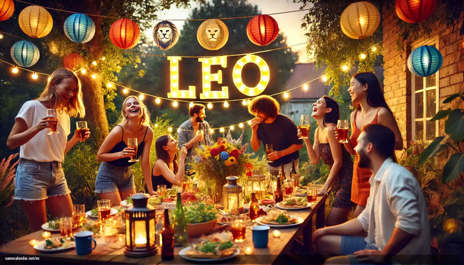 Celebration of name day and name - Leó