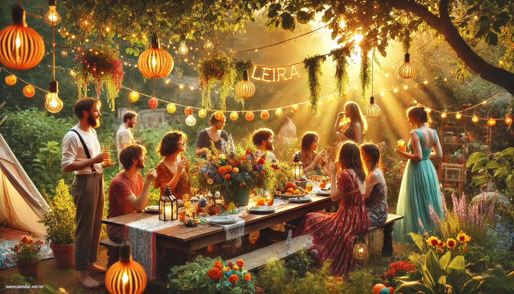 Celebration of name day and name - Leira