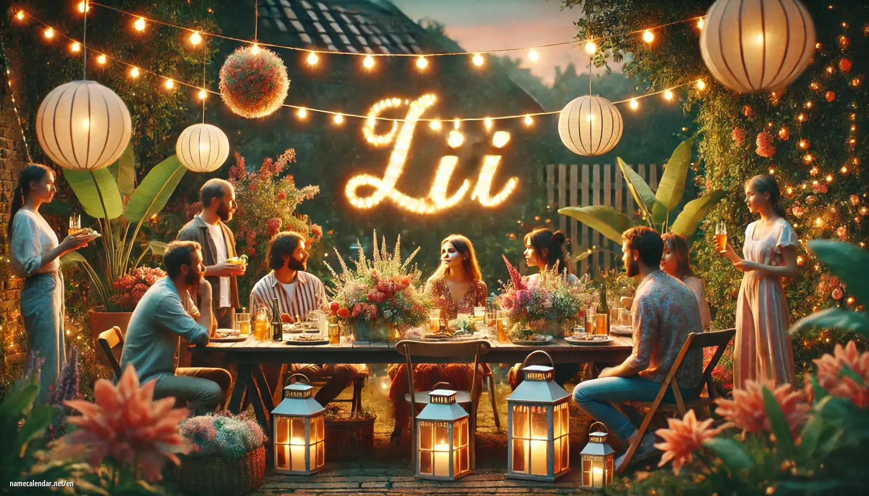 Celebration of name day and name - Lii