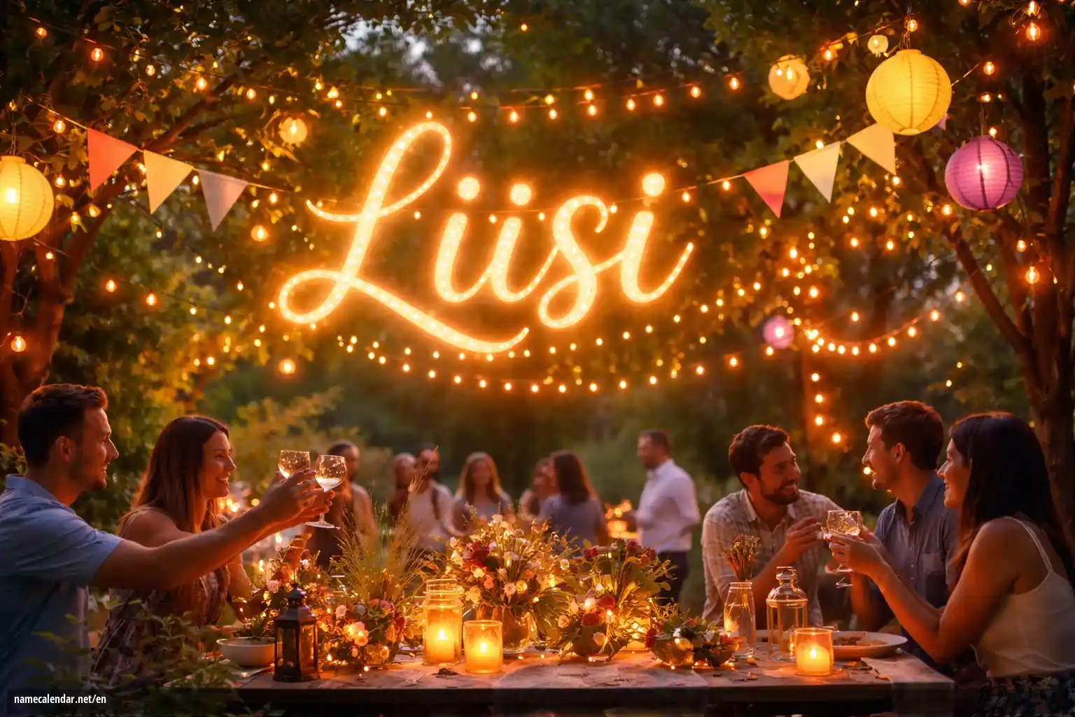 Celebration of name day and name - Liisi