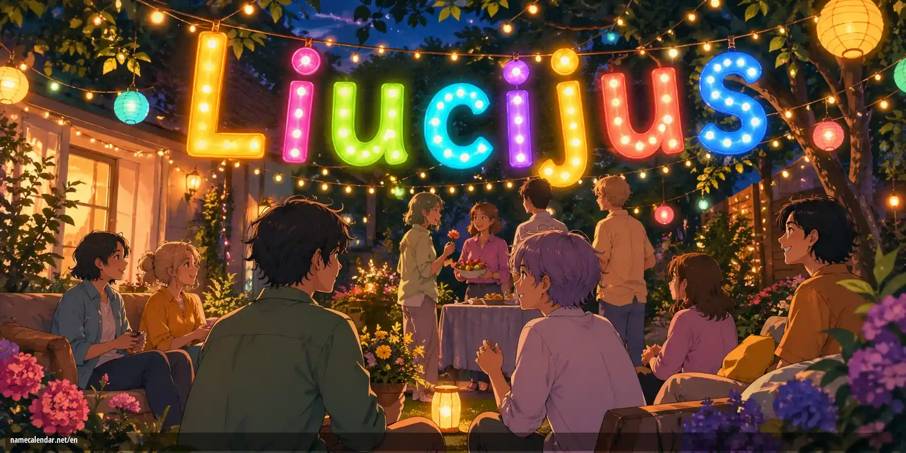 Celebration of name day and name - Liucijus