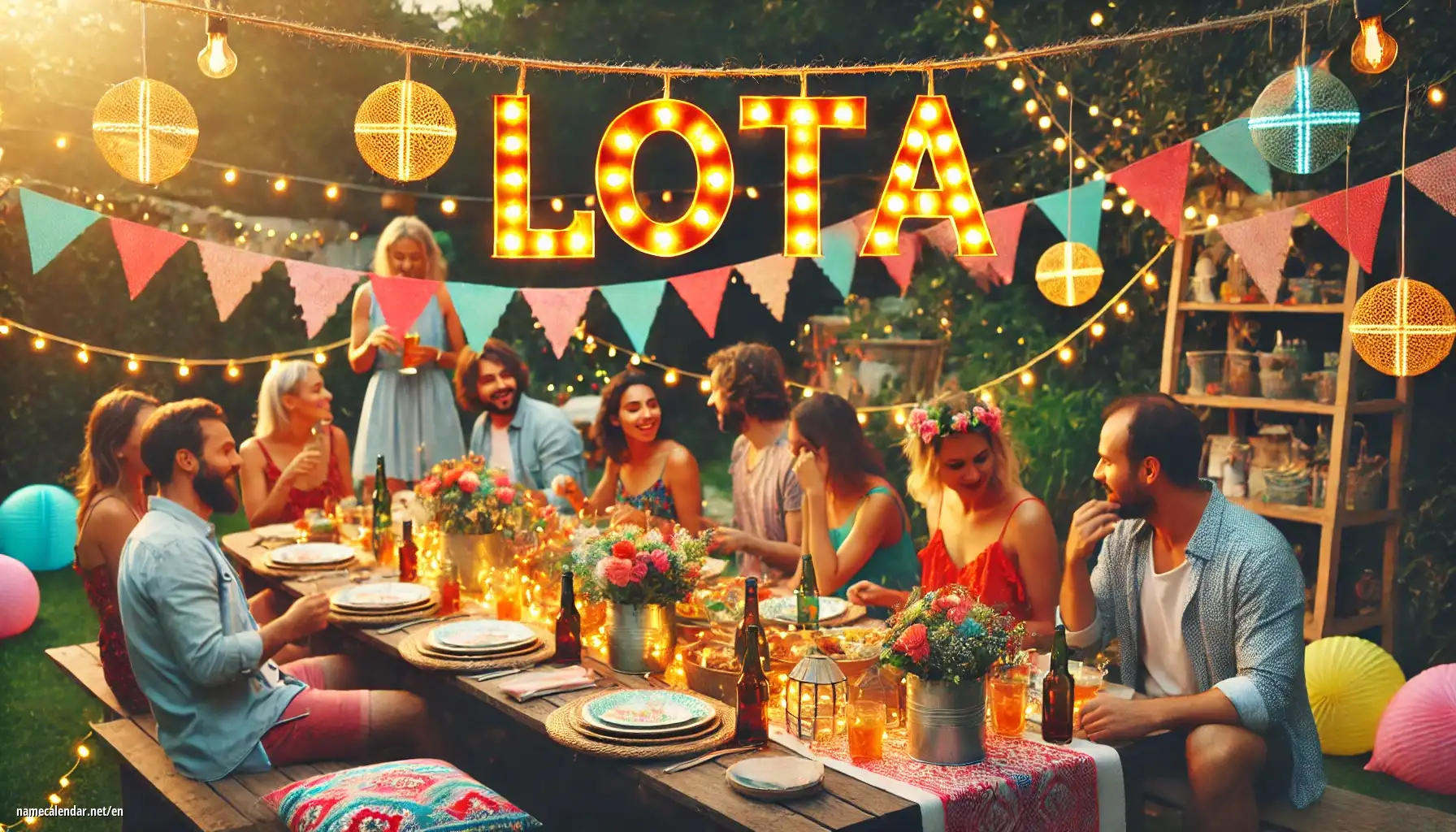 Celebration of name day and name - Lota