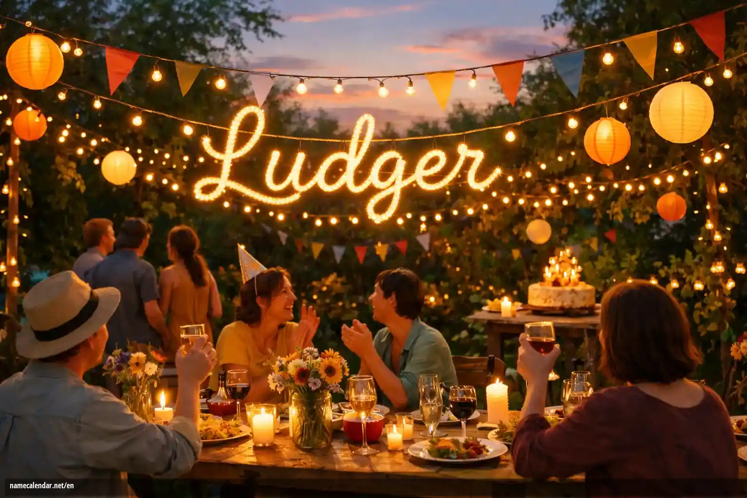 Celebration of name day and name - Ludger