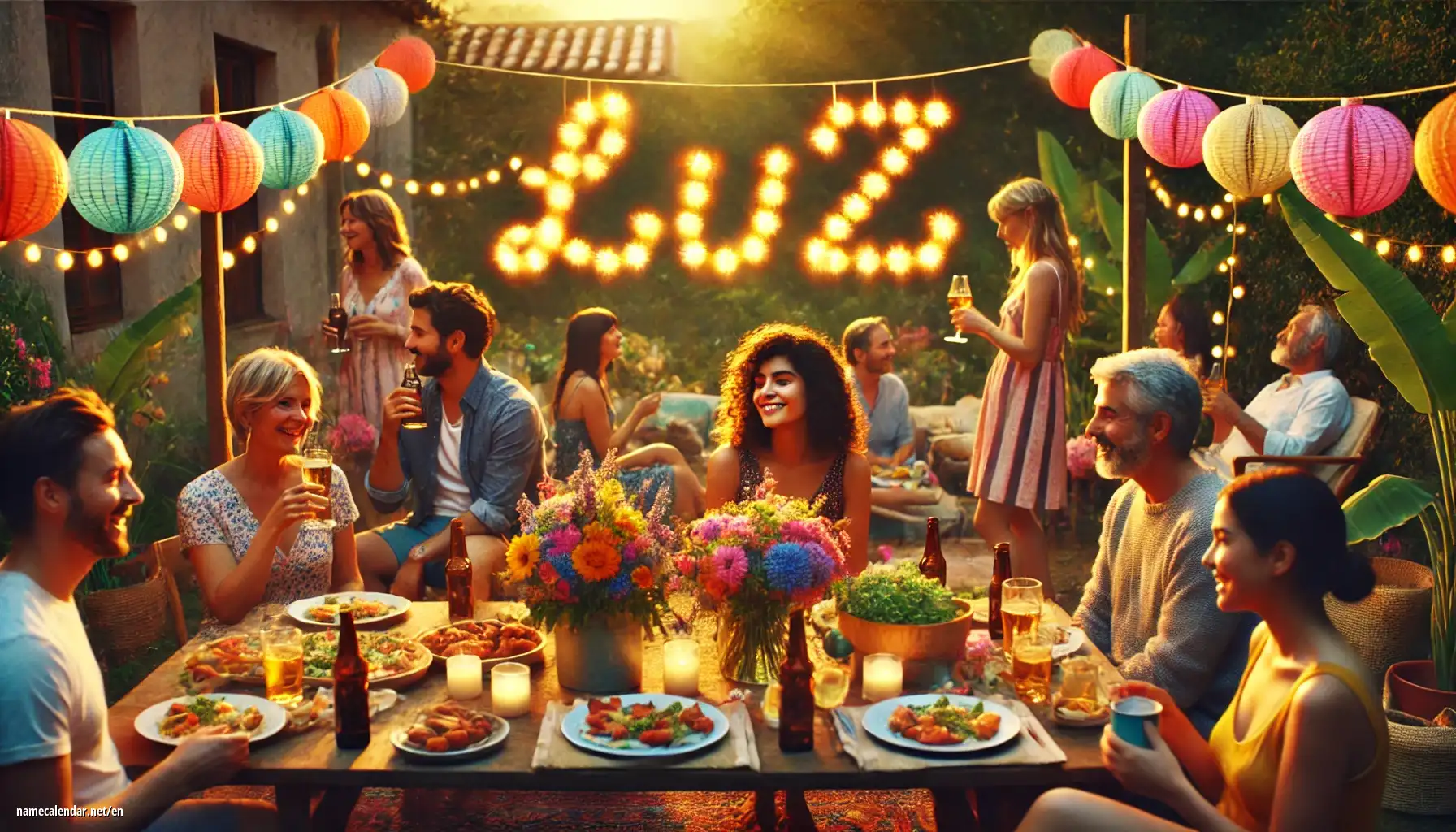 Celebration of name day and name - Luz