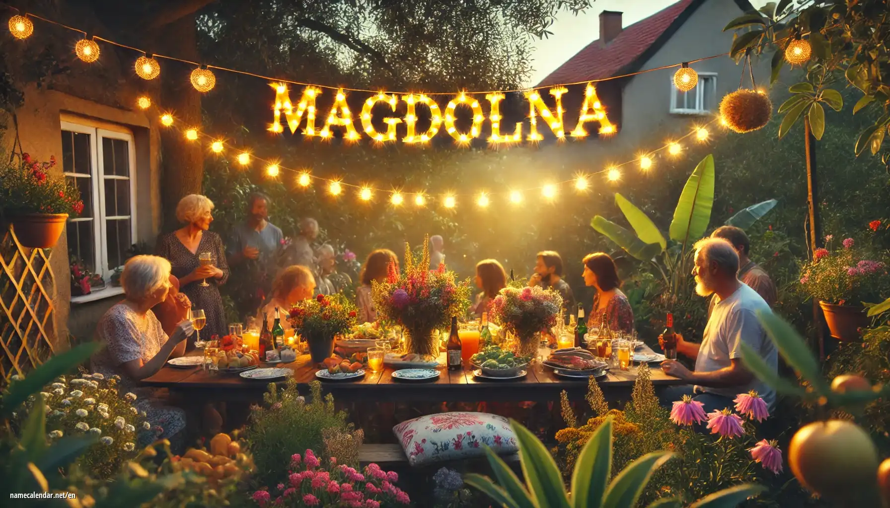 Celebration of name day and name - Magdolna