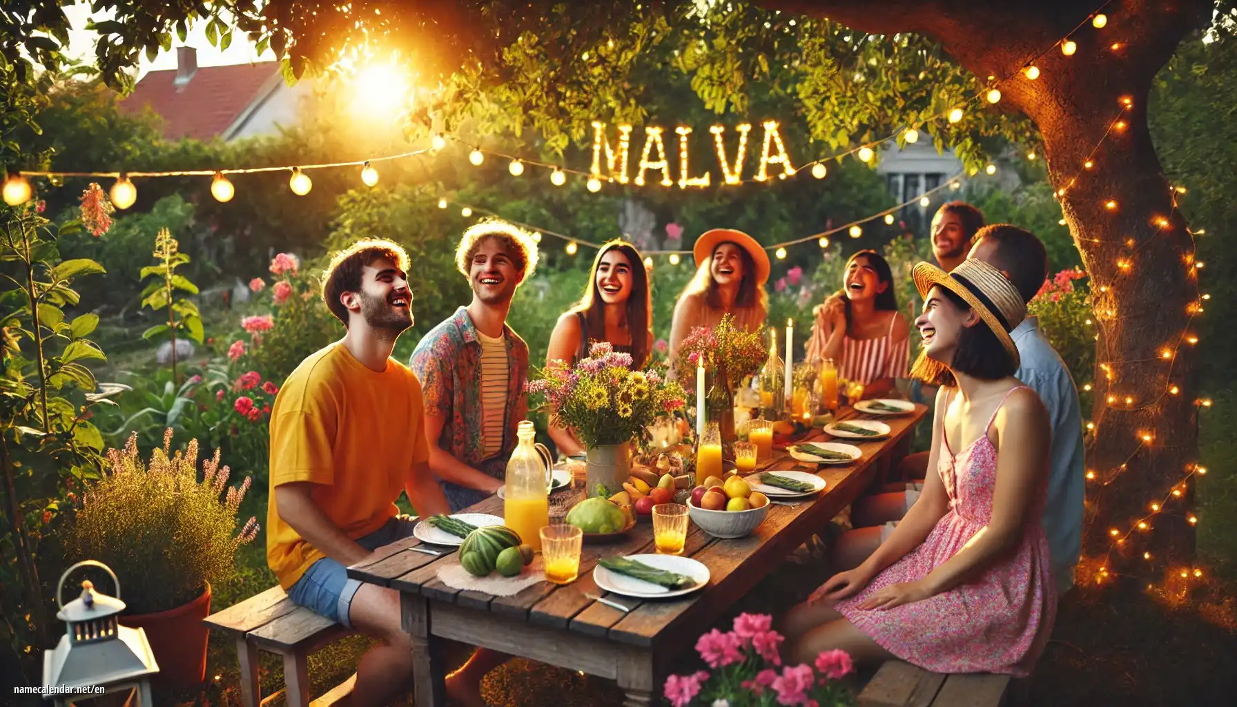 Celebration of name day and name - Malva
