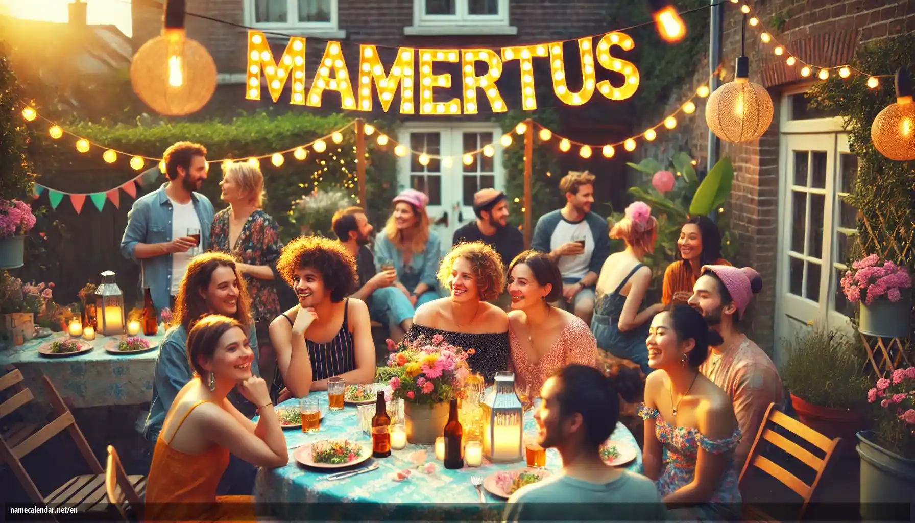 Celebration of name day and name - Mamertus