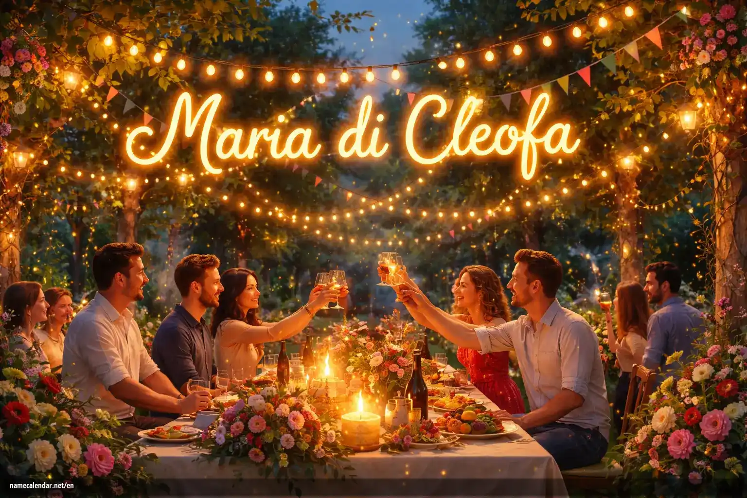 Celebration of name day and name - Maria di Cleofa