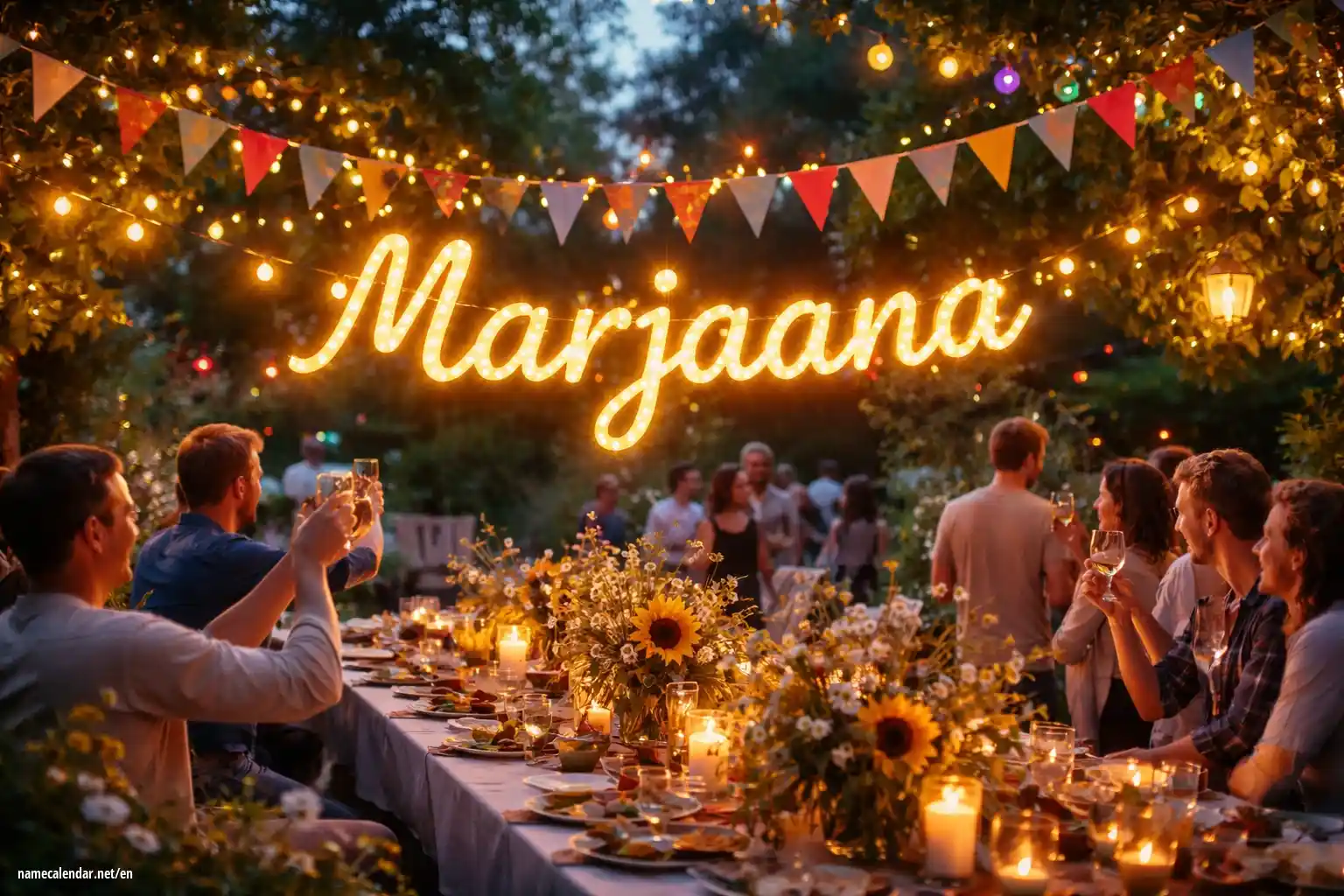 Celebration of name day and name - Marjaana