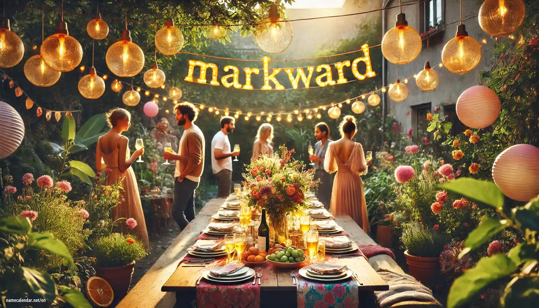 Celebration of name day and name - Markward