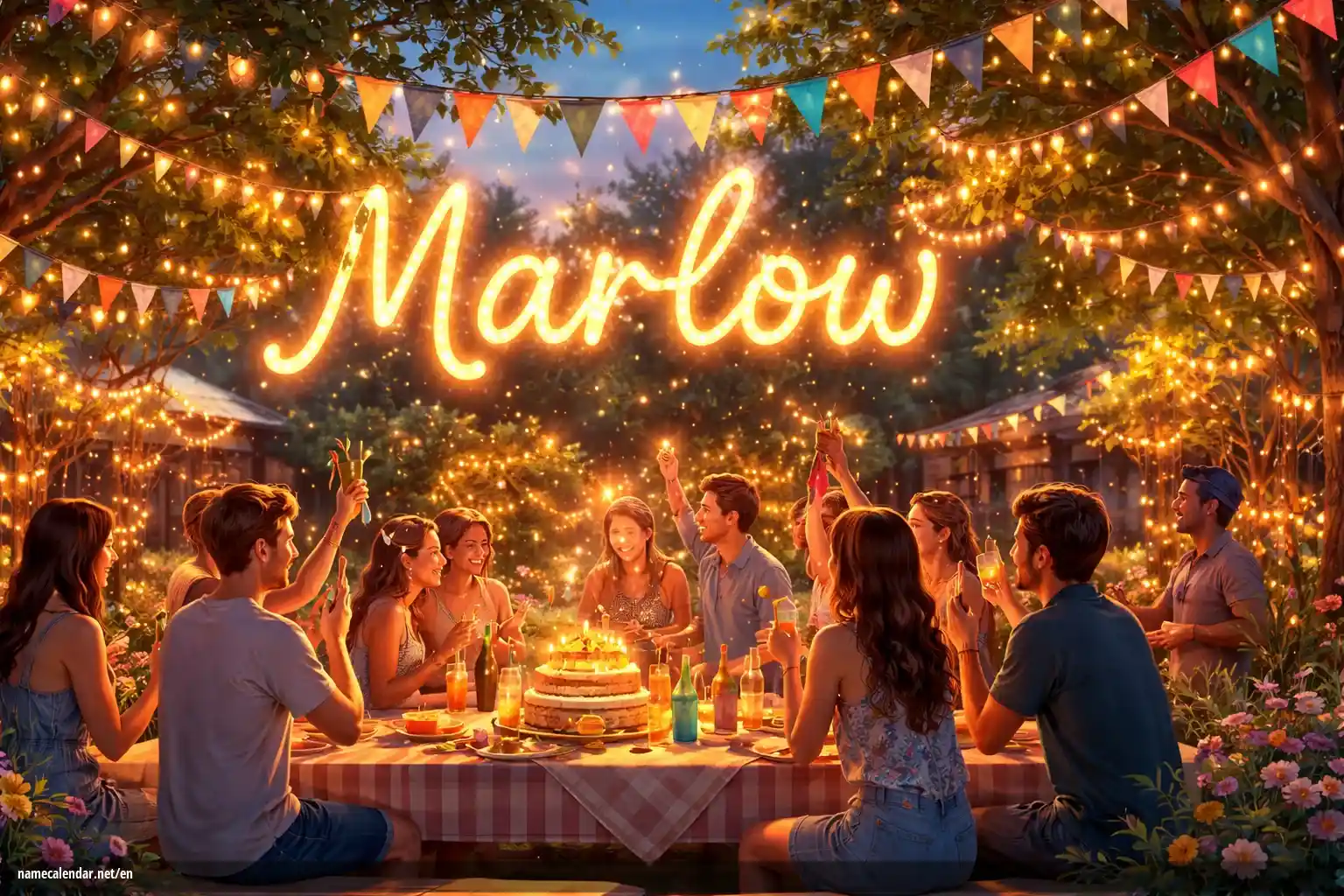 Celebration of name day and name - Marlow