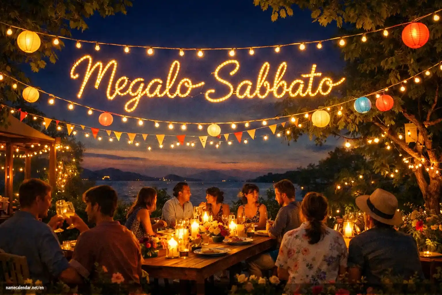 Celebration of name day and name - Megalo Sabbato