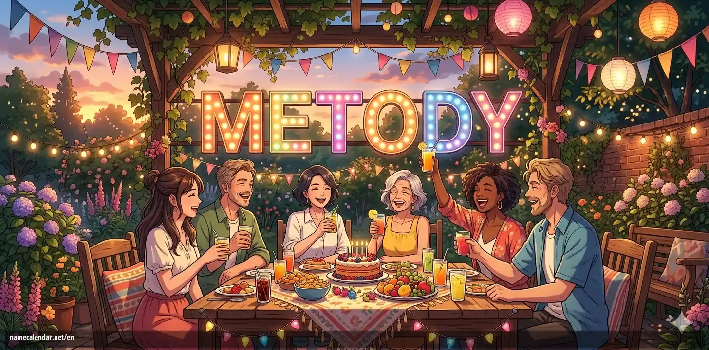 Celebration of name day and name - Metody