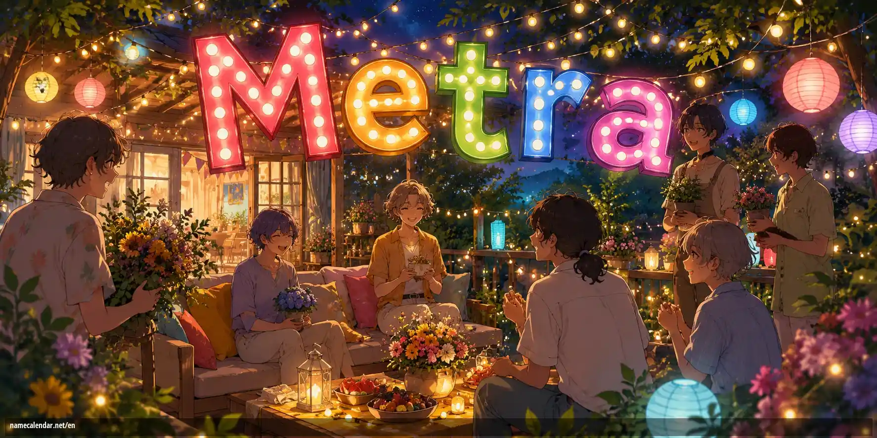 Celebration of name day and name - Metra