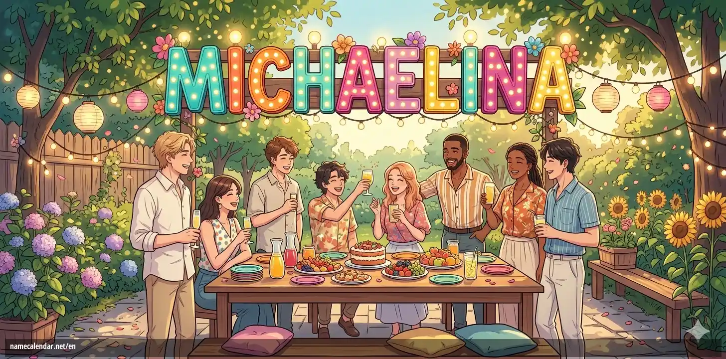 Celebration of name day and name - Michaelina