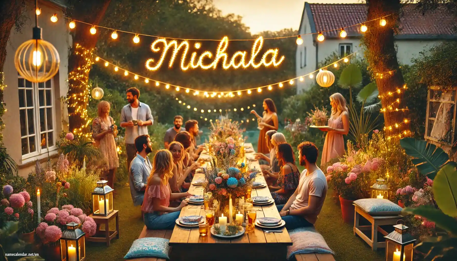 Celebration of name day and name - Michala