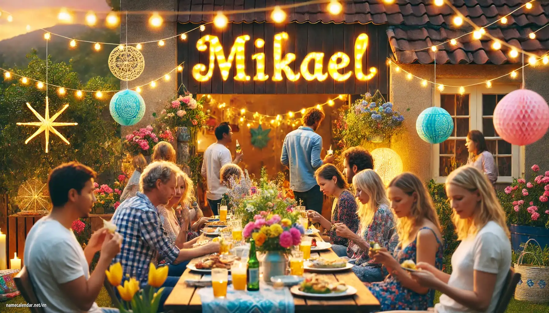 Celebration of name day and name - Mikael