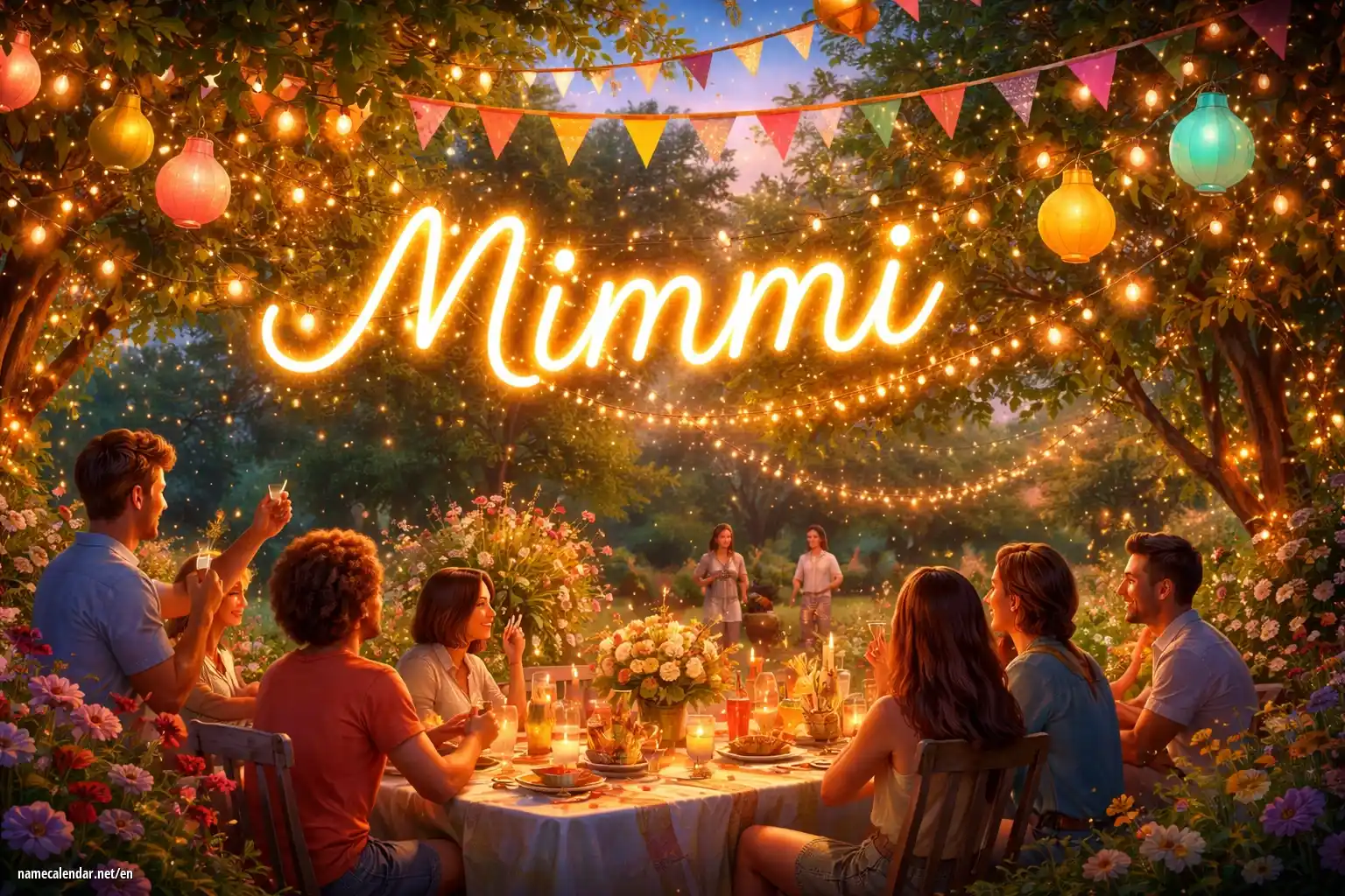 Celebration of name day and name - Mimmi