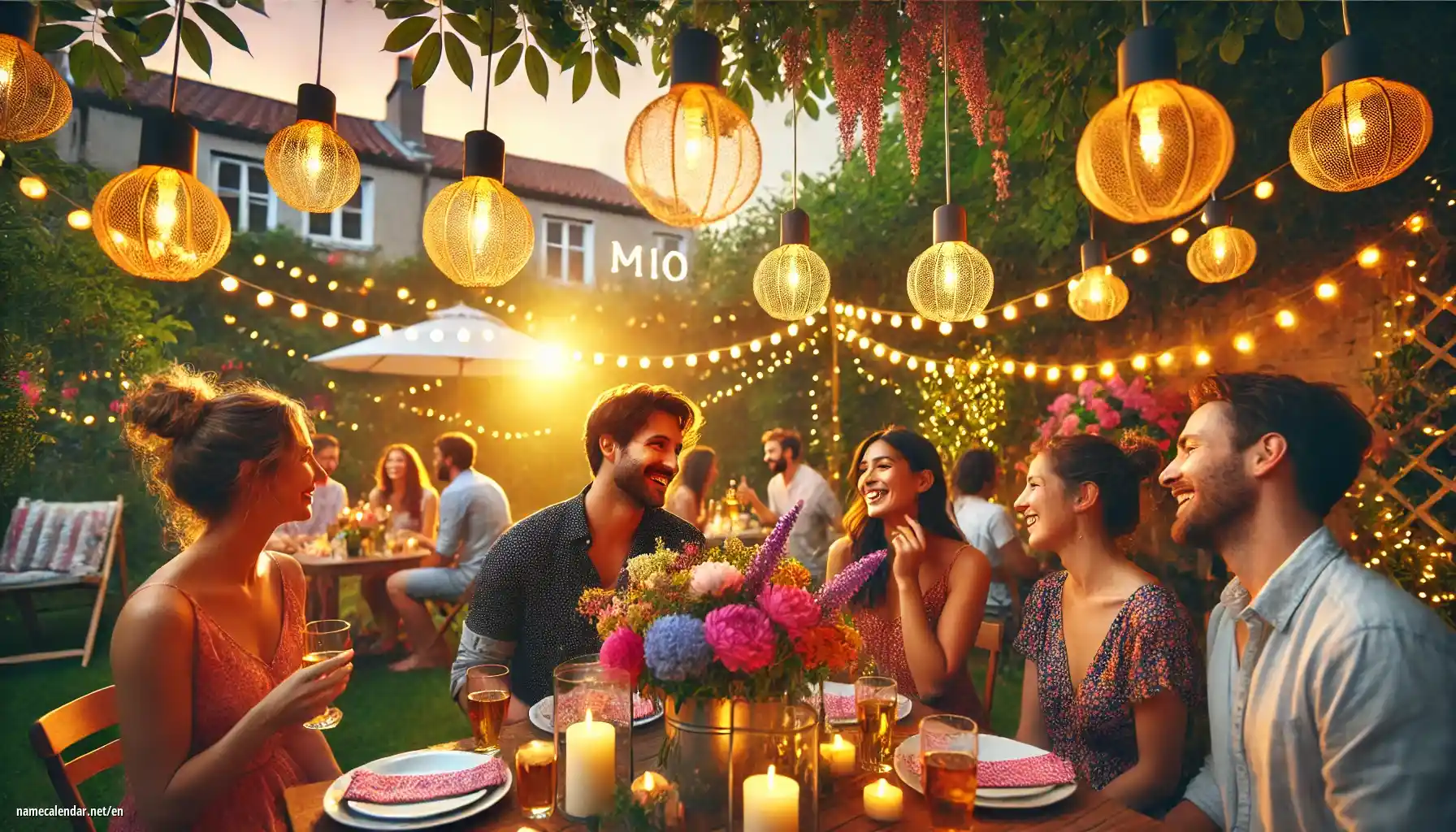 Celebration of name day and name - Mio