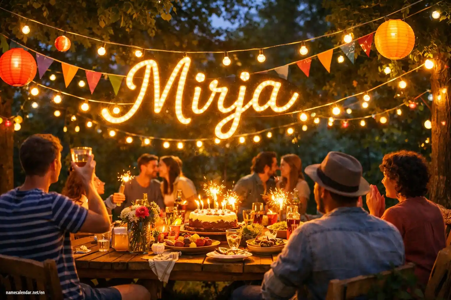 Celebration of name day and name - Mirja