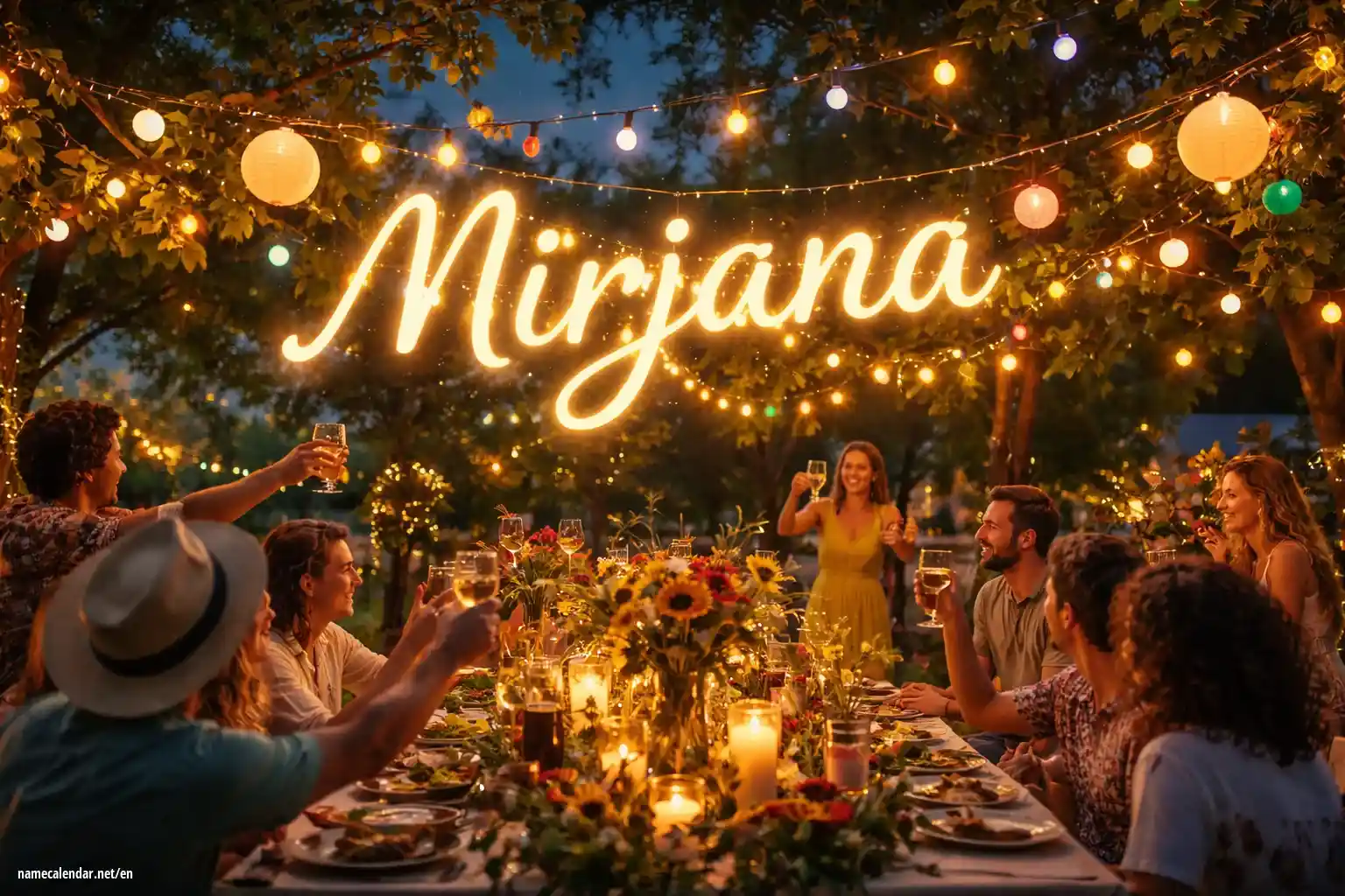 Celebration of name day and name - Mirjana