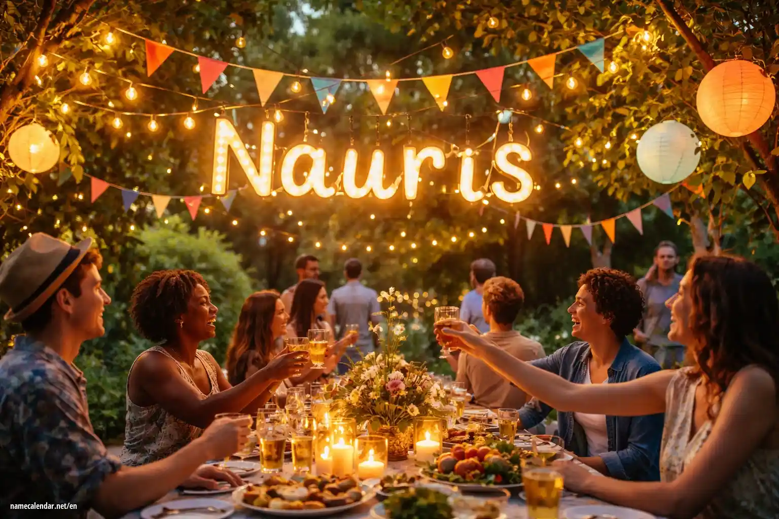 Celebration of name day and name - Nauris