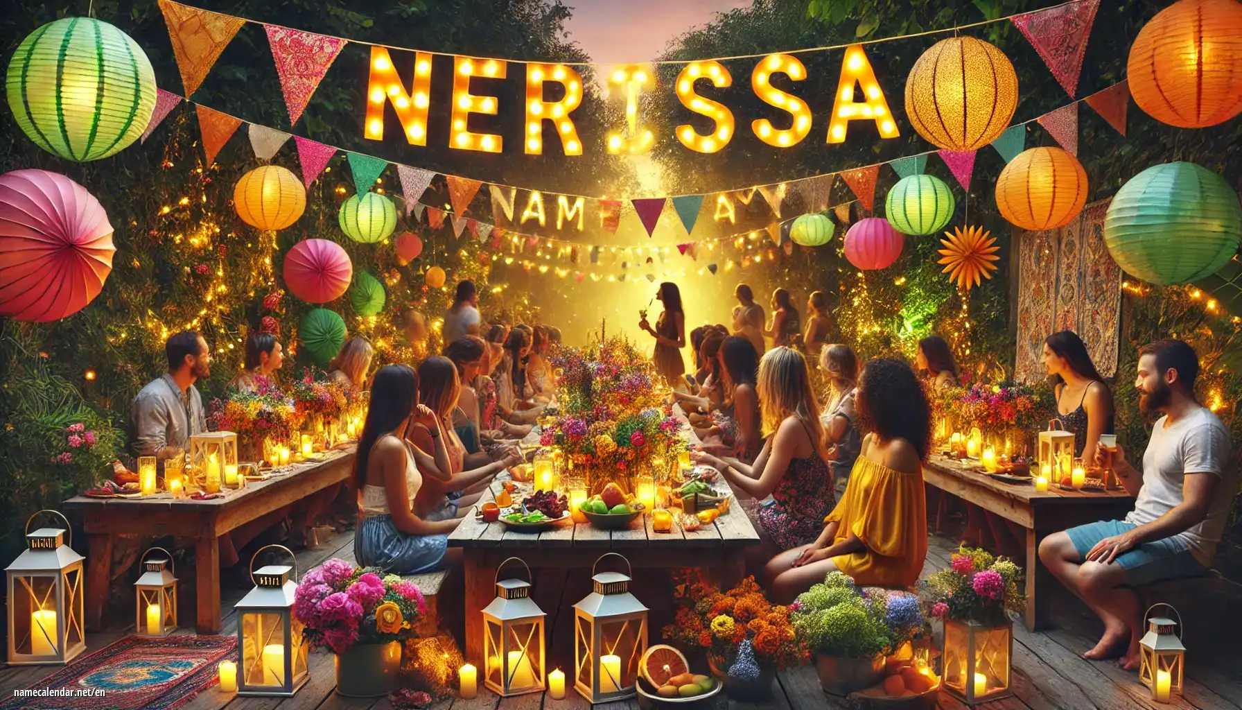 Celebration of name day and name - Nerissa