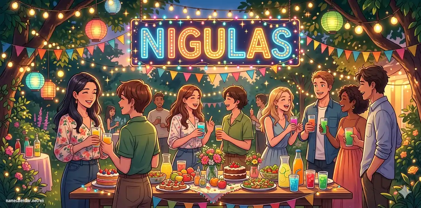 Celebration of name day and name - Nigulas