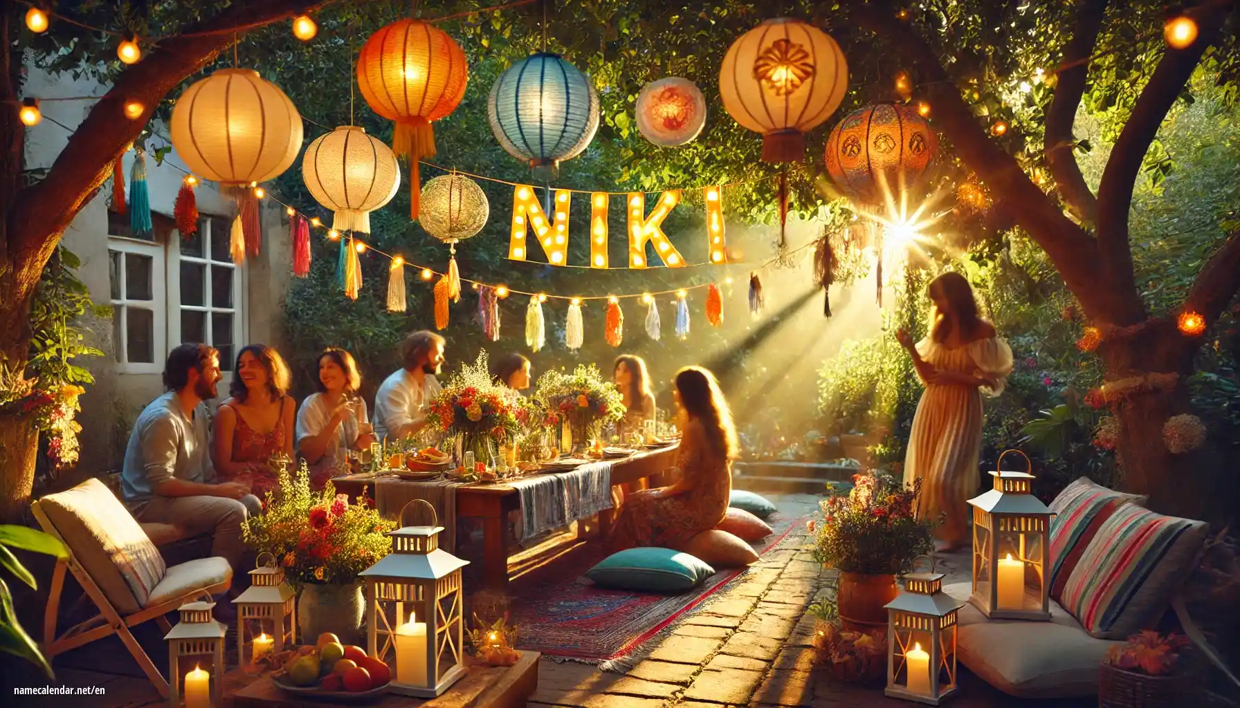 Celebration of name day and name - Niki