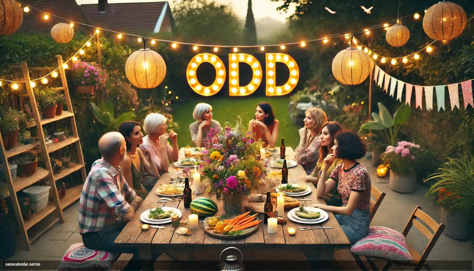 Celebration of name day and name - Odd