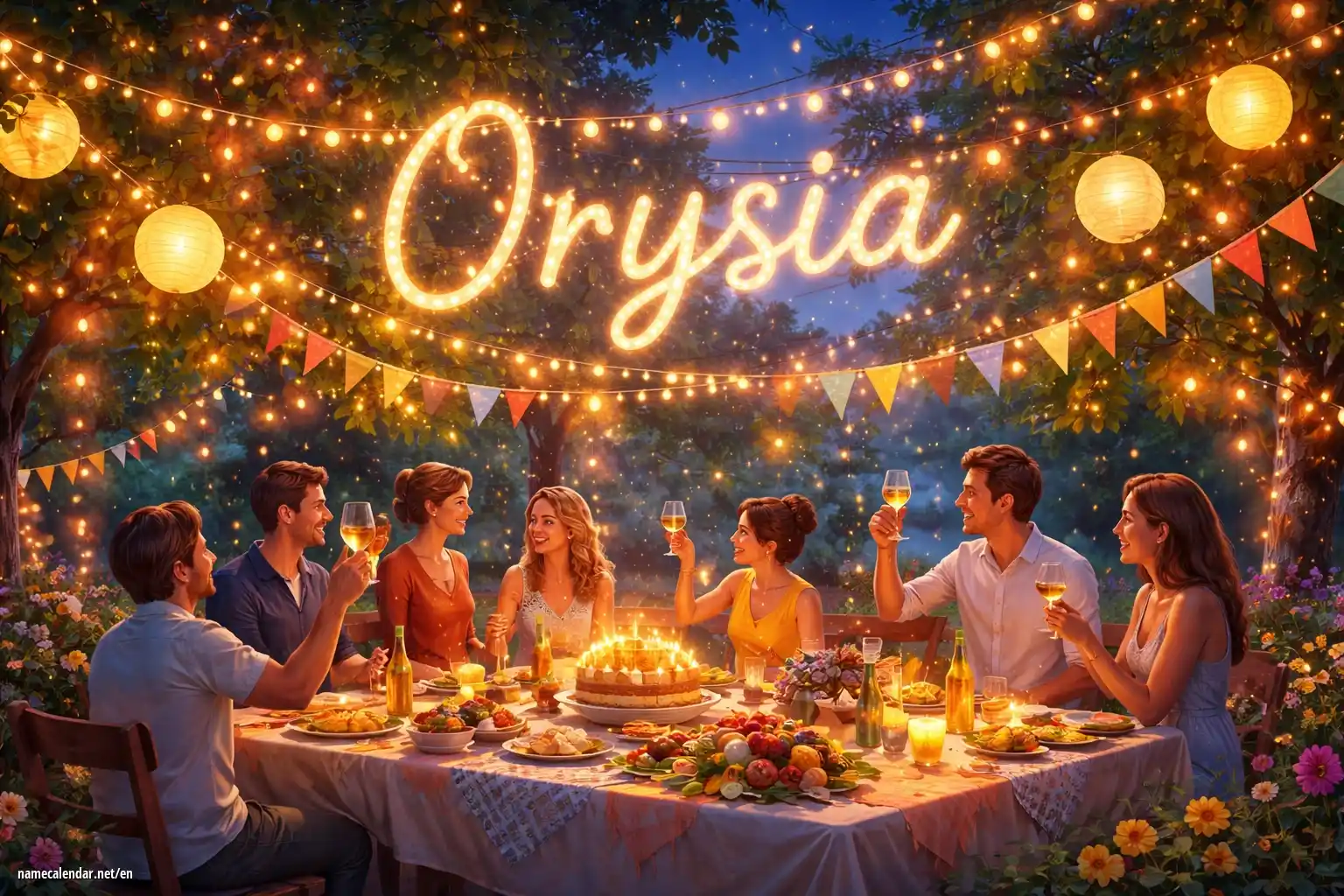 Celebration of name day and name - Orysia