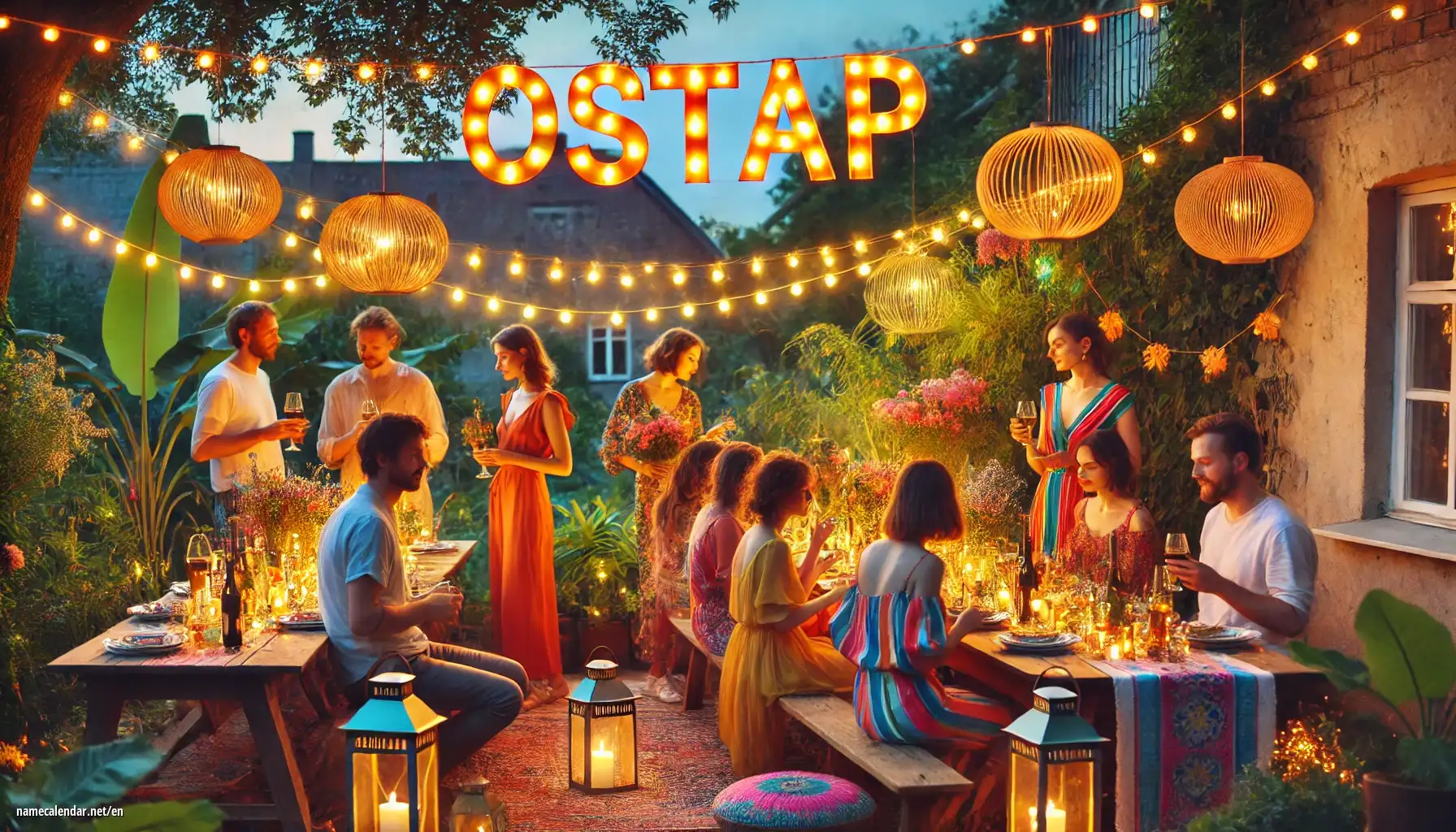 Celebration of name day and name - Ostap