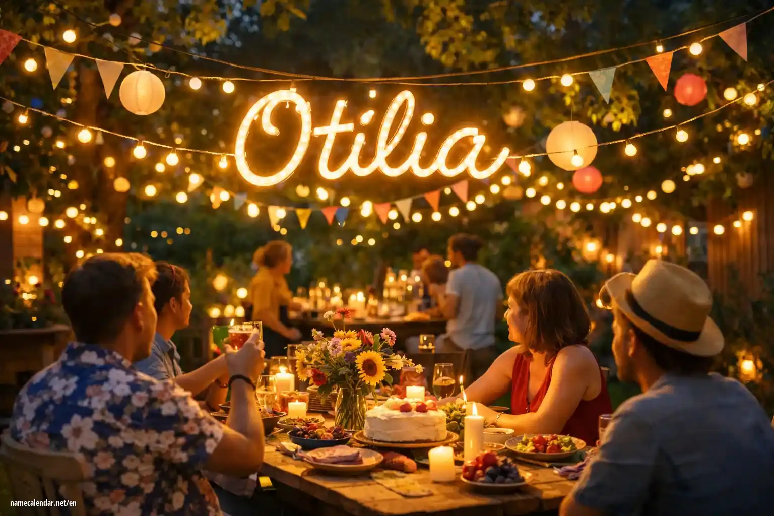 Celebration of name day and name - Otília