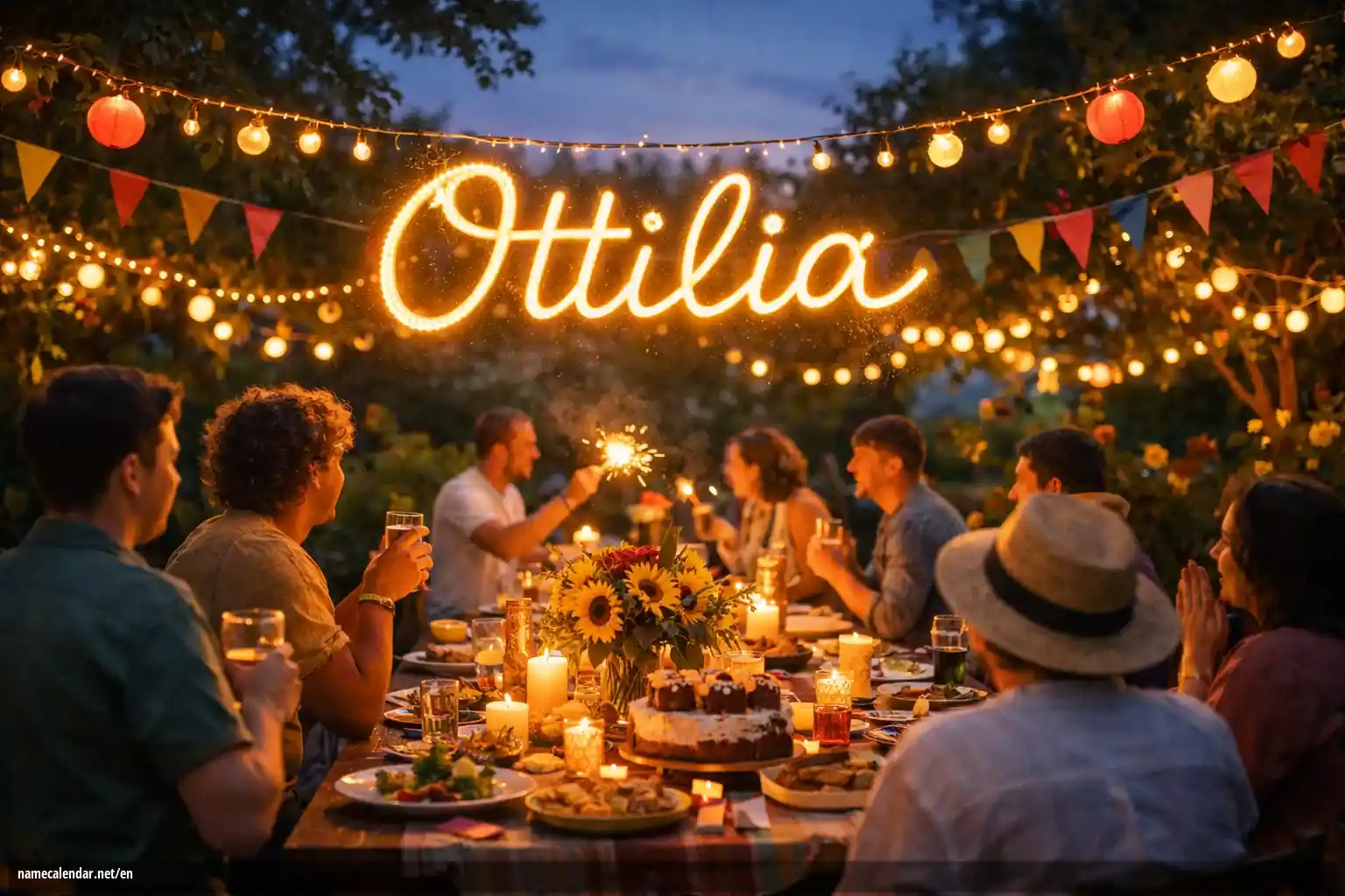 Celebration of name day and name - Ottilia