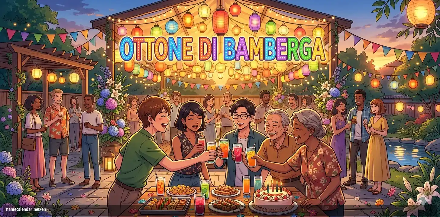 Celebration of name day and name - Ottone di Bamberga