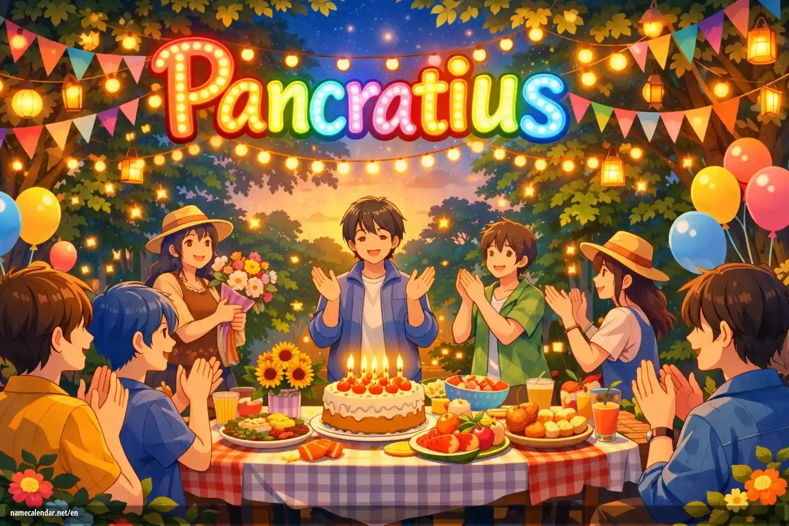 Celebration of name day and name - Pancratius