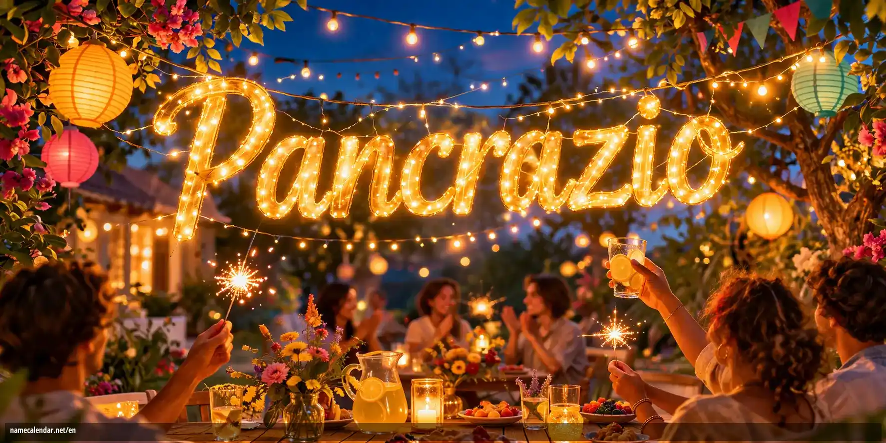 Celebration of name day and name - Pancrazio