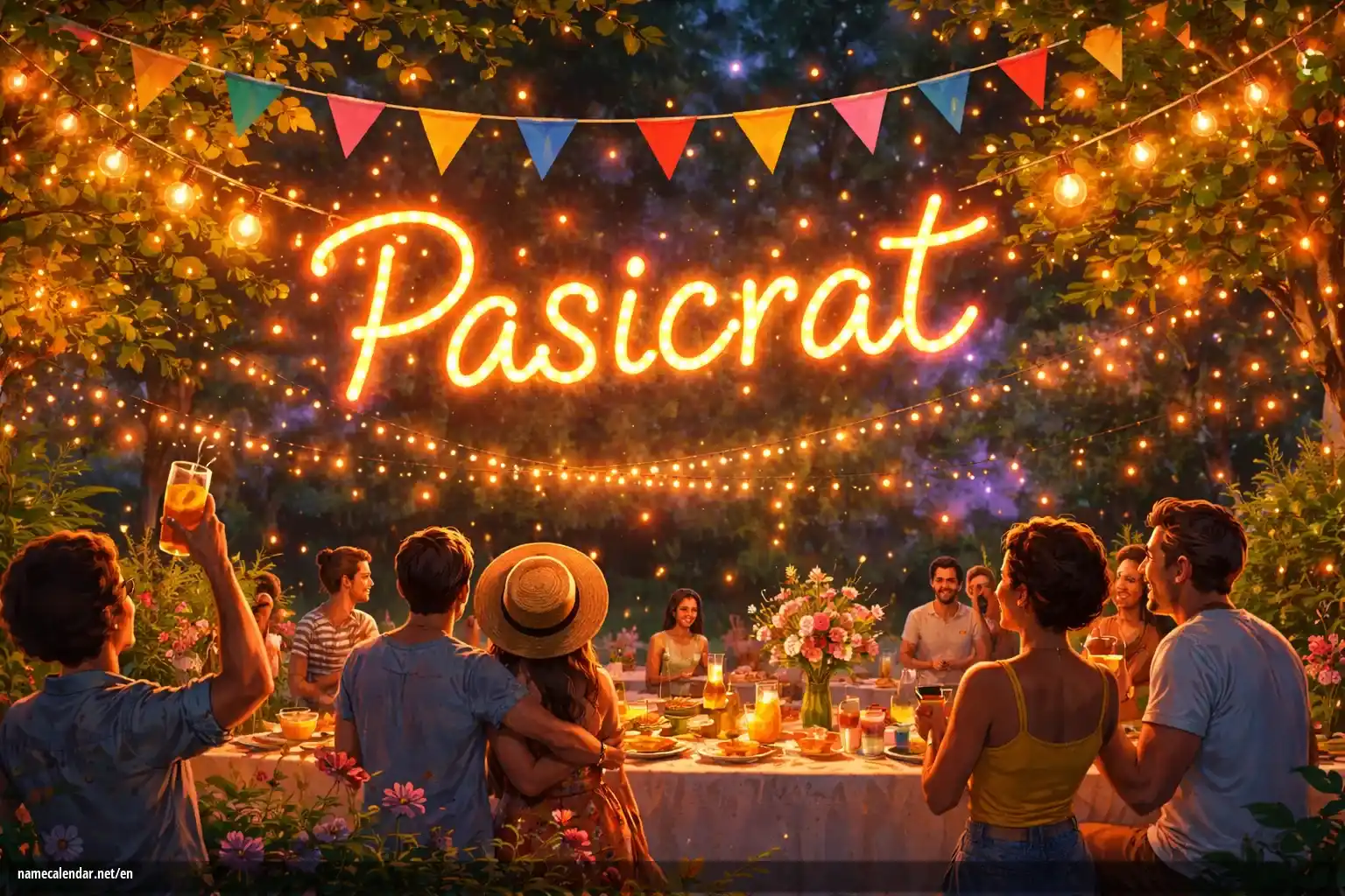 Celebration of name day and name - Pasicrat