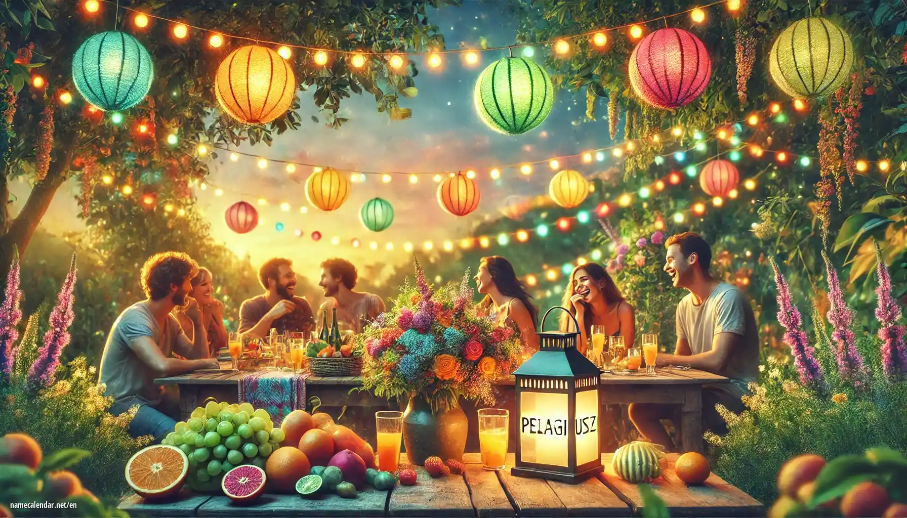 Celebration of name day and name - Pelagiusz