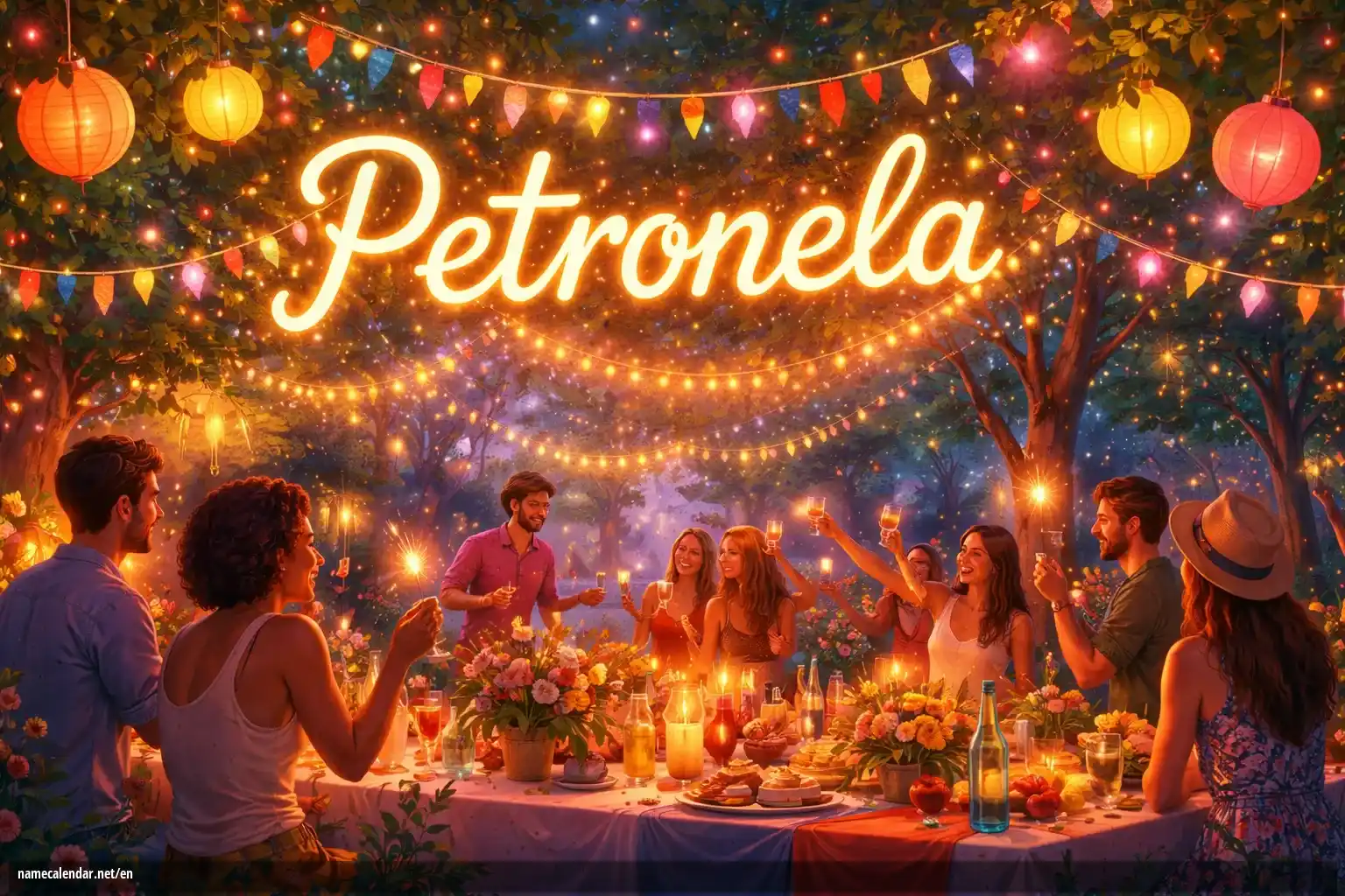 Celebration of name day and name - Petronela