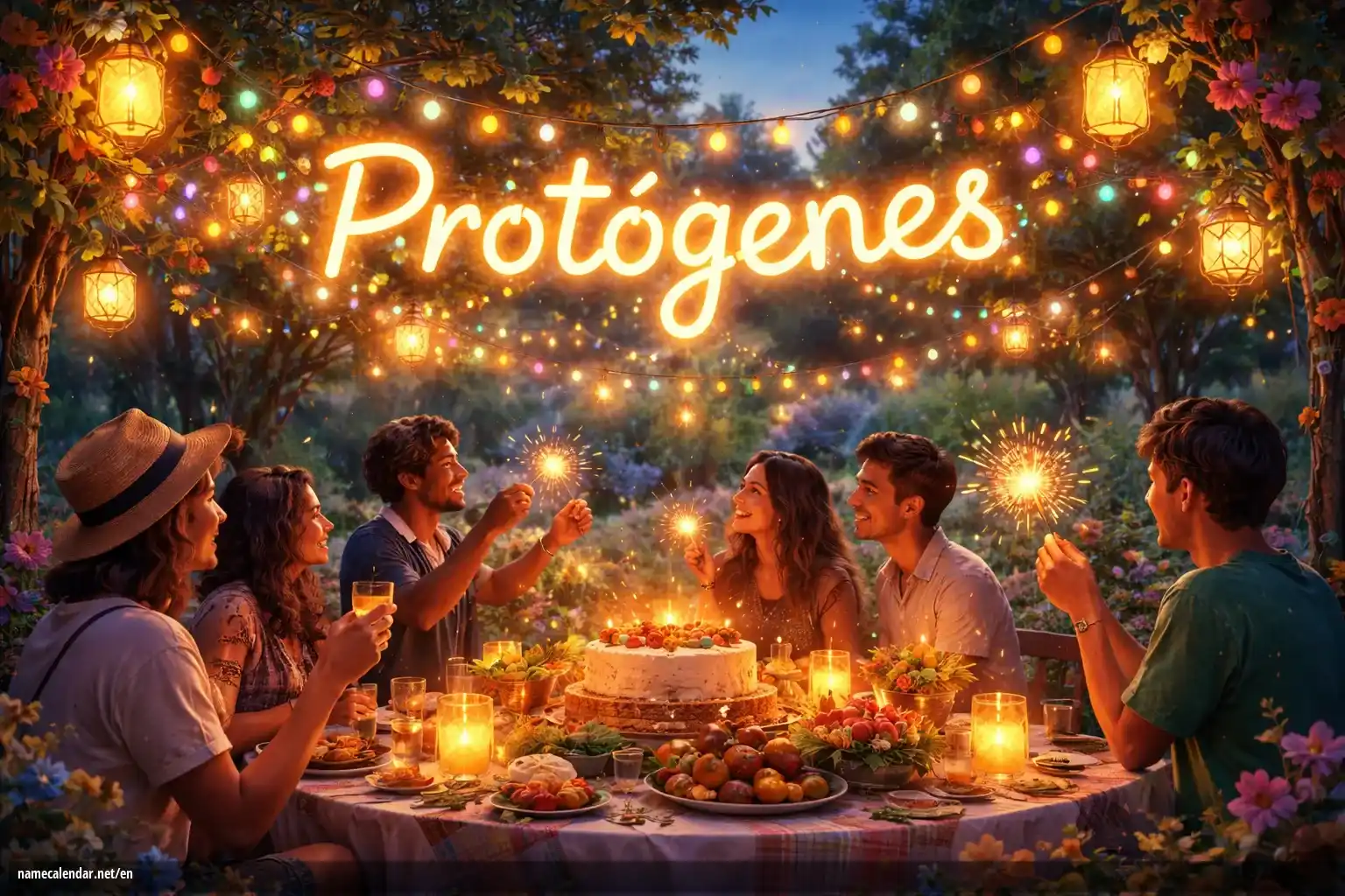 Celebration of name day and name - Protógenes