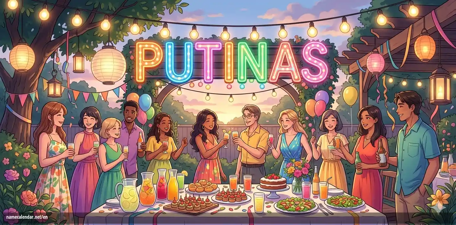 Celebration of name day and name - Putinas