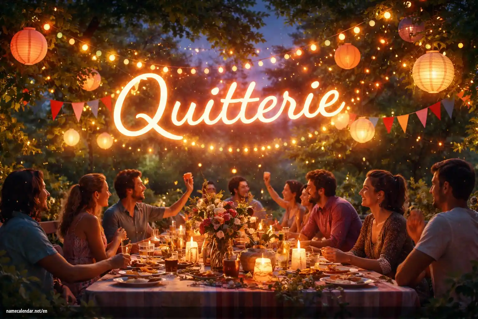 Celebration of name day and name - Quitterie