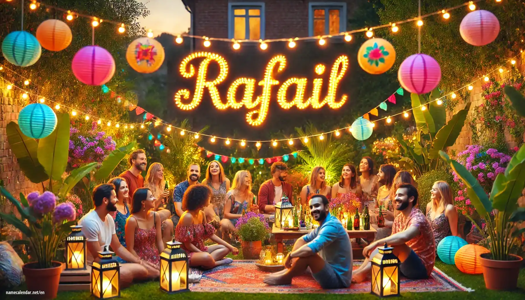 Celebration of name day and name - Rafail