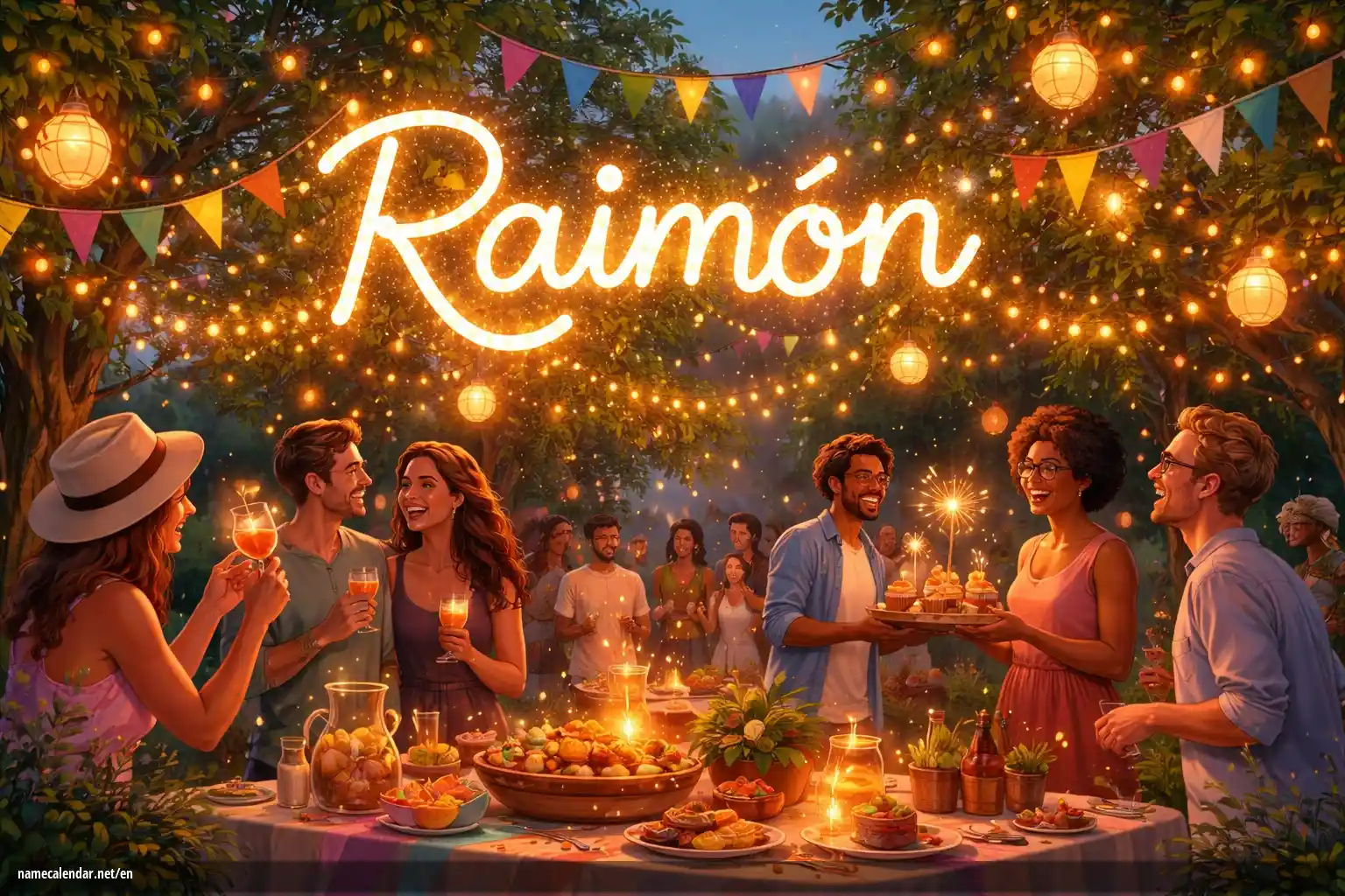 Celebration of name day and name - Raimón