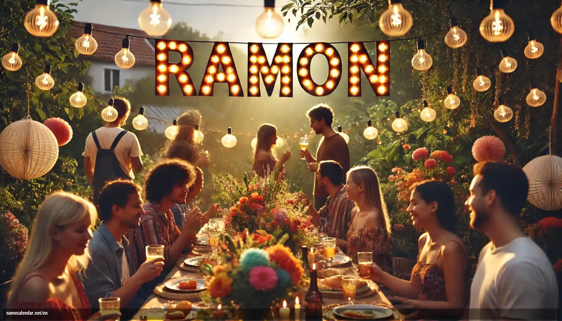 Celebration of name day and name - Ramón